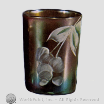 Glass pattern: Enameled Cherries; N Variant.