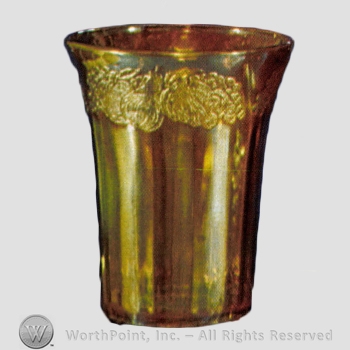 Glass pattern: Fruit Lustre; Late Embossed Fruit.