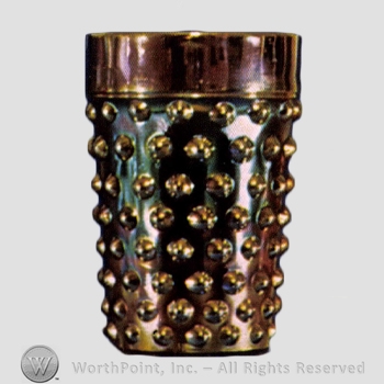 Glass pattern: Hobnail; Hobnail Lustre.