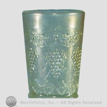 Glass pattern: Lattice and Grape; Lattice and Grapevine.