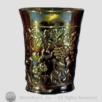 Glass pattern: Many Fruits; Millersburg Multi Fruit and Flowers.