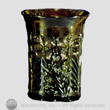 Glass pattern: Tiger Lily; Amaryllis.