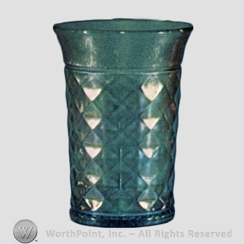Glass pattern: Concave Diamonds; Kimberly.