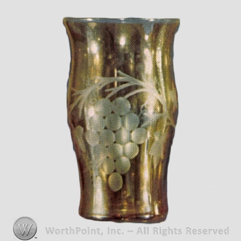 Glass pattern: Engraved Grape; Etched Grape.