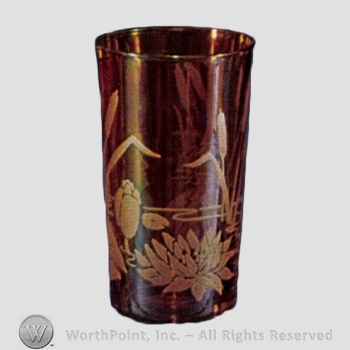 Glass pattern: Late Waterlily.