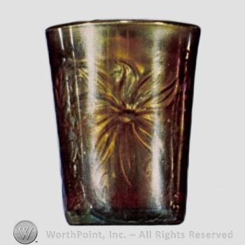 Glass pattern: Interior Poinsettia.