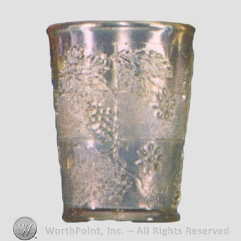 Glass pattern: Floral and Grape; Floral and Grapevine.
