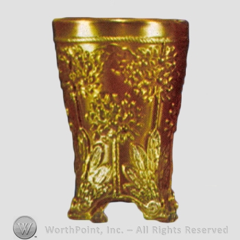 Glass pattern: Footed Small Orange Tree; Footed Orange Tree.