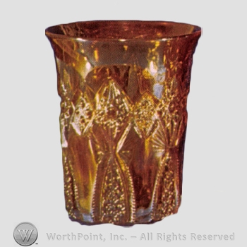 Glass pattern: Hobstar Band/ Hob Star, Arched.