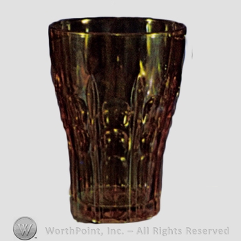 Glass pattern: Sword and Circle; Thumbprint and Spear, Variant.