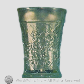 Glass pattern: Wisteria; Wisteria and Lattice.