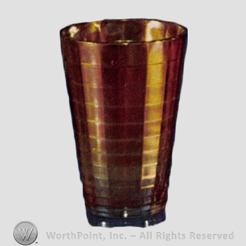 Glass pattern: Banded Ribs.