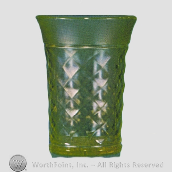 Glass pattern: Concave Diamonds; Kimberly.