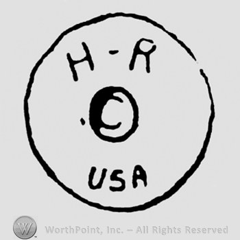 Small circle with initial C inside, all inside a larger circle with H - R written on top, USA written on the bottom