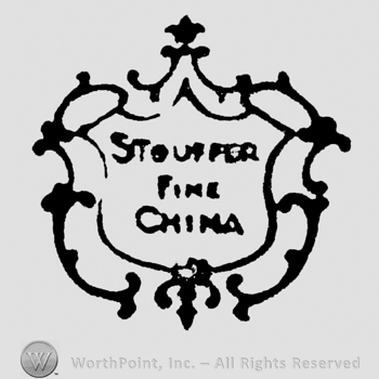 Stouffer written above Fine written above China, all inside a frame