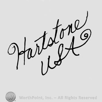 Handwritten in a slanted line, one under the other: Hartstone USA