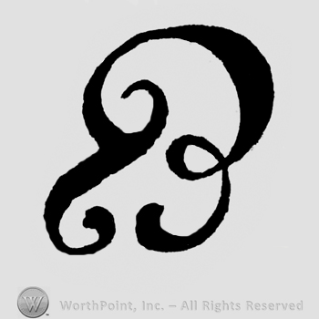 Bold stylized capital B