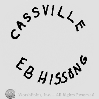 Cassville curved written above, EB Hissong curved written under