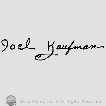 Joel Kaufman handwritten