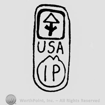 Tree in a square, USA written under, IP written in a circle, all inside a rectangle