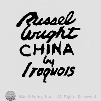 Mark with Russel Wright, handwritten above China | #61539