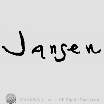 Janses: bold written