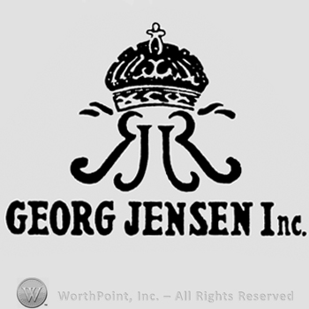 Crown above, Georg Jense Inc. written under