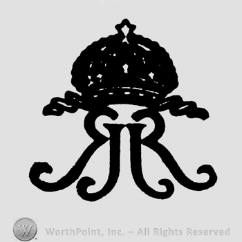 Crown above a 4 wavy lines