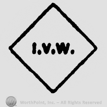 I.V.W. capital initials inisde a diamond