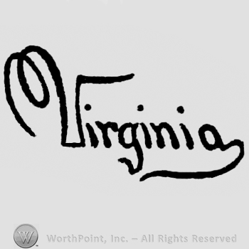 Virginia: stylized written