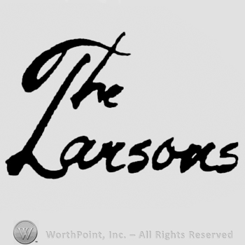 The Larsons: handwritten on 2 lines