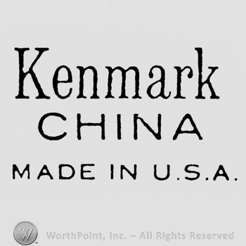 Kenmark China Made in U.S.A.: written on 3 lines