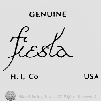 Fiesta: handwritten. HLCo USA written under