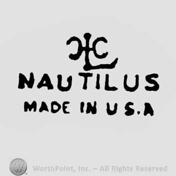Nautilus written under the monogram of H L C. Made in USA written on the bottom
