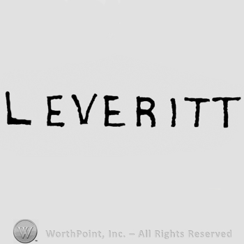 Writing Leveritt in capital