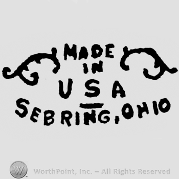 Made in USA up between laurels Sebring Ohio under all capital letters