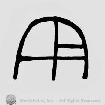 Monogram of letters MA