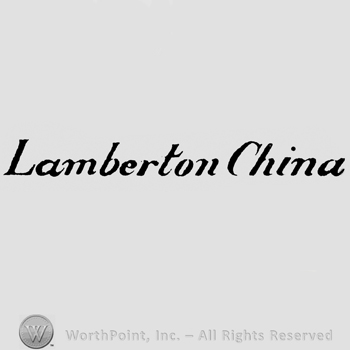 Stylish italic writing Lamberton China