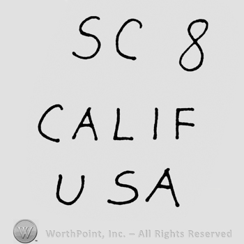 Writing SC 8 Calif USA