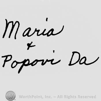 Stylish writing Marie up + Popovi under