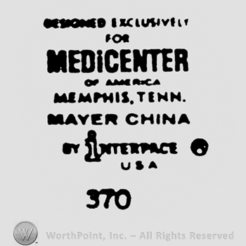 Writing from top to bottom Designed Exclusively for Medicenter of America Memphis Tenn Mayer China by Interpace USA 370