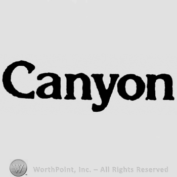 Stylish bold writing Canyon