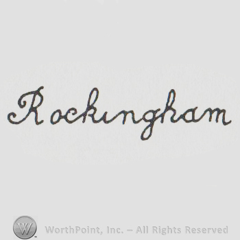The word ROCKINGHAM handwritten with the initials in uppercase