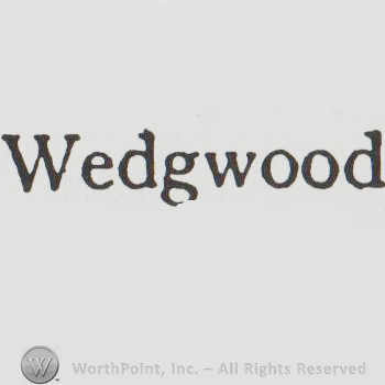 The word WEDGWOOD with only the first letter in uppercase