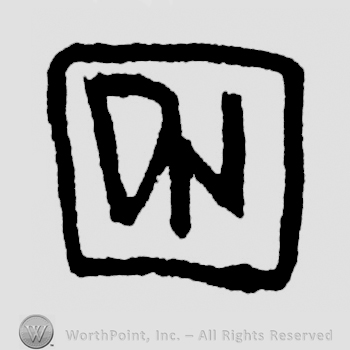 Initials DN inside a square