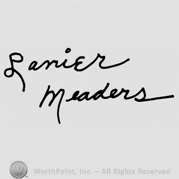 Stylish writing Lanier up Meaders under