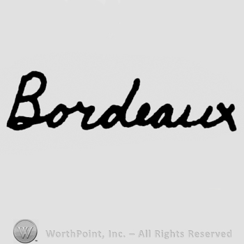 Stylish writing Bordeaux ?