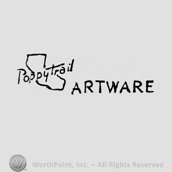 Writing Poppytrail over map Artware