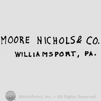 Writing Moore Nichols & Co up Williamsport Pa under