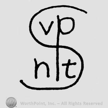 Monogram of letters SVPNT